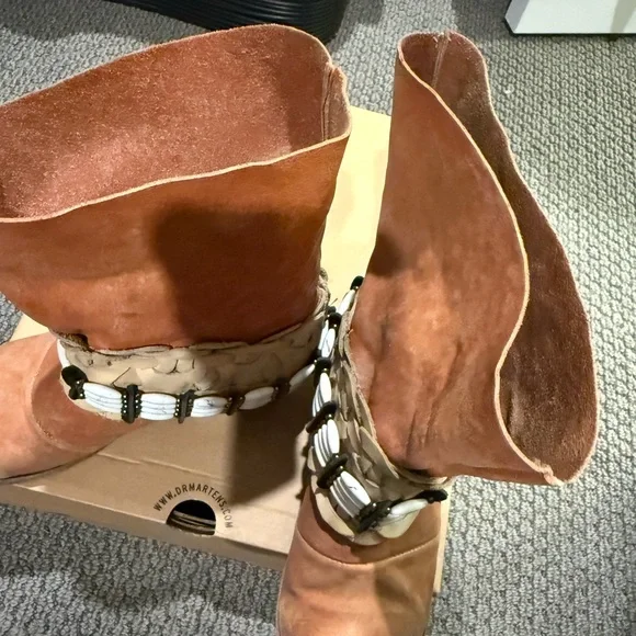 Free Bird Barra size 8 short booties ivory detail - Picture 5 of 8